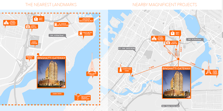 Binghatti Gateway in Al Jaddaf | Binghatti Developers