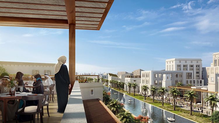 Maryam Island is a water-front development comprising of studio,1BR, 2BR& 3BR apartments in Downtown Sharjah by Eagle Hills Developers.