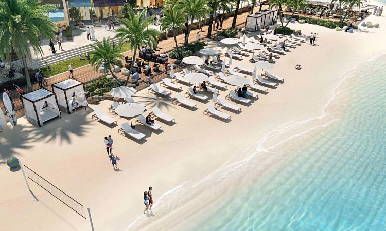 Breeze Creek Beach in Dubai Creek Harbour | Emaar Properties